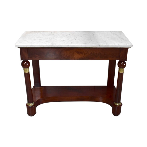 Mahogany Console, Empire Period - Early 19th Century