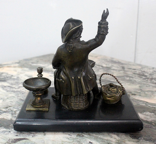 Calamaio in bronzo - Fine XIX secolo
