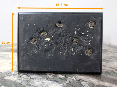 Calamaio in bronzo - Fine XIX secolo