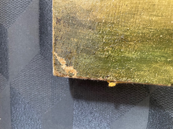 Peinture Sur Toile Scène Familiale Signée Jardinet 1932