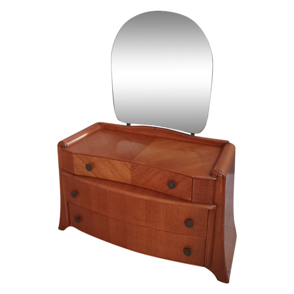 Cassettiera da toeletta Austinsuite in rovere 1960