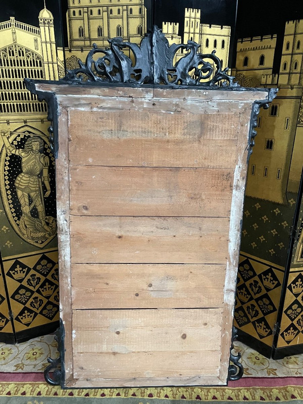 Miroir époque Napoléon III Bois Noirci