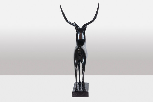 François Pompon. “Grand Cerf”, bronzo, stampa 2006.