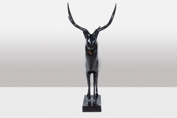 François Pompon. “Grand Cerf”, bronzo, stampa 2006.