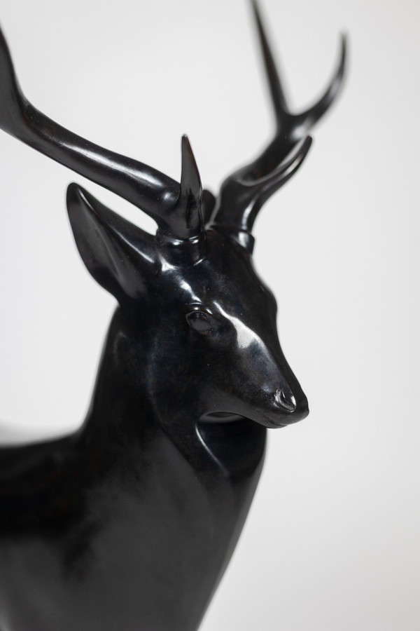 François Pompon. “Grand Cerf”, bronzo, stampa 2006.