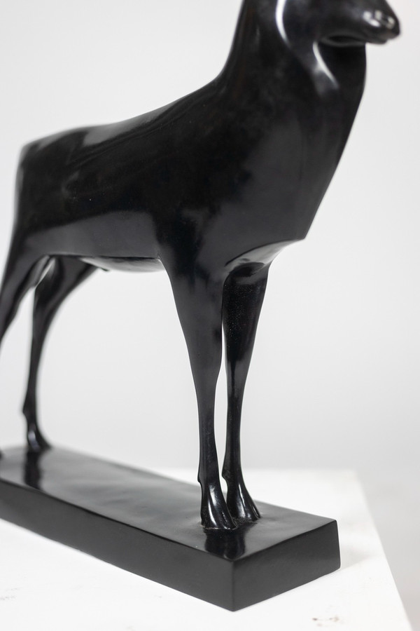 François Pompon. “Grand Cerf”, bronzo, stampa 2006.
