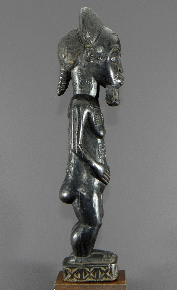 Costa d'Avorio, Popolo Baoulé, 1950 circa, Grande Statua "waka Sona", Ideale Maschile di Bellezza.