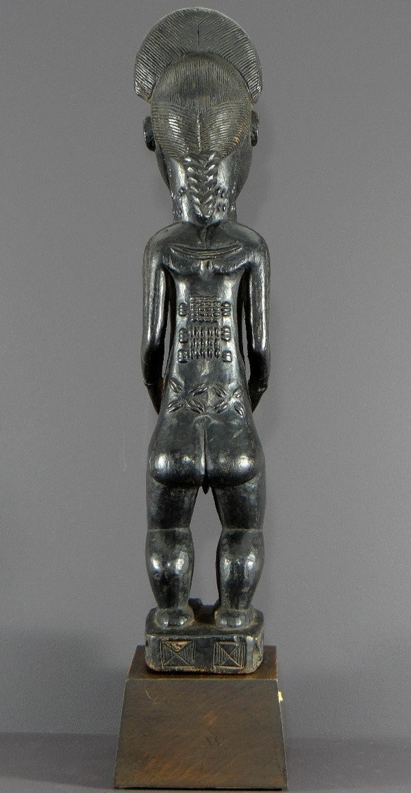 Costa d'Avorio, Popolo Baoulé, 1950 circa, Grande Statua "waka Sona", Ideale Maschile di Bellezza.
