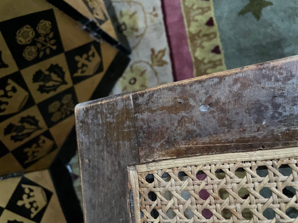Piano Bench In Cannage Thonet Or Fischel