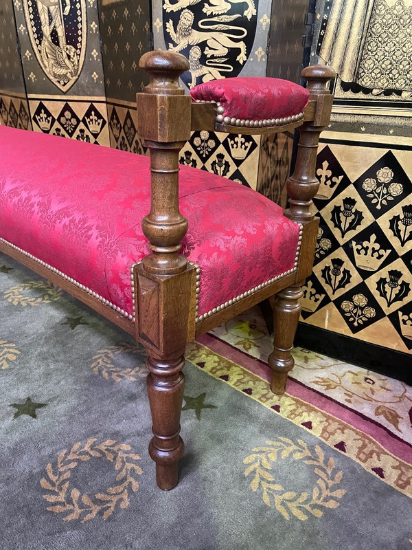 Napoleon III Louis Philippe Style Entrance Bench