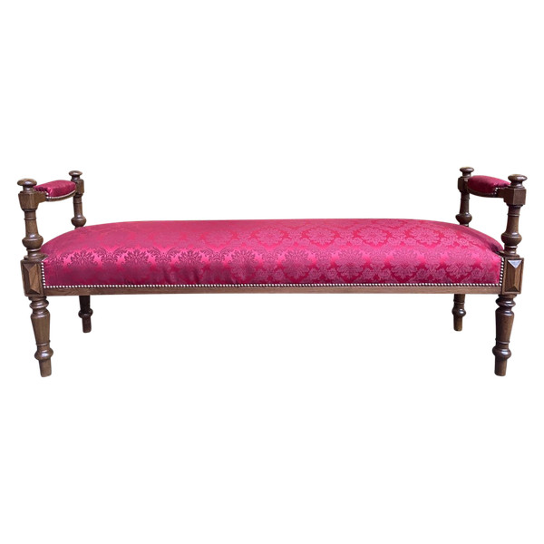 Napoleon III Louis Philippe Style Entrance Bench