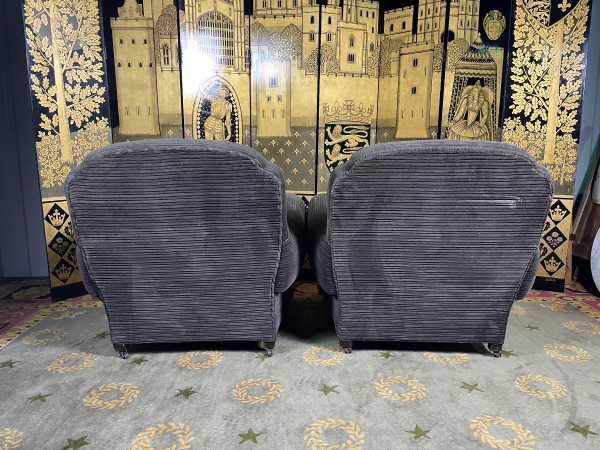 Paire de fauteuils club époque Art Déco