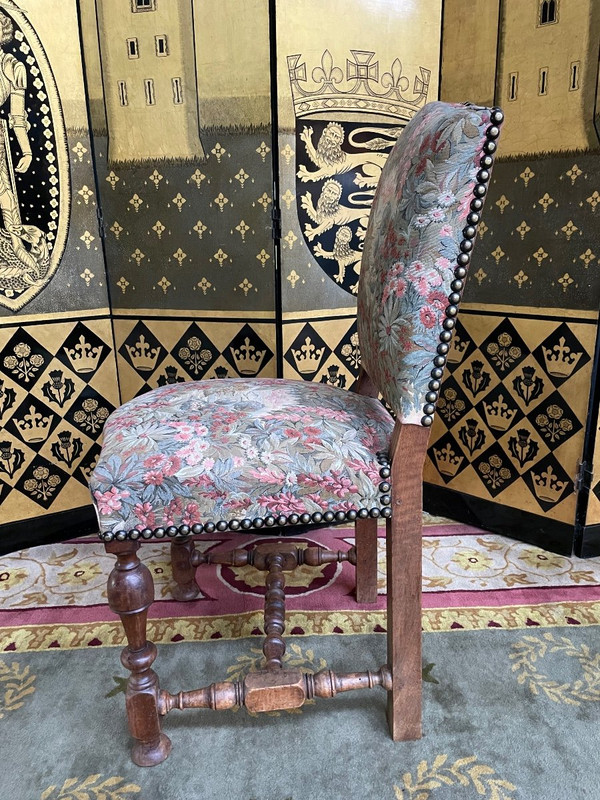 Suite Of 6 Louis XIII Style Chairs
