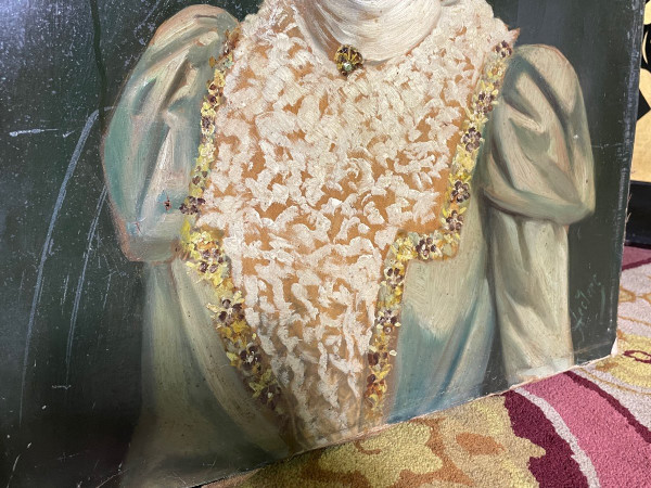 Öl auf Leinwand „Porträt einer Frau“