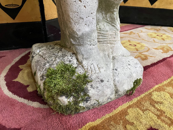 Statua da giardino in pietra per bambini