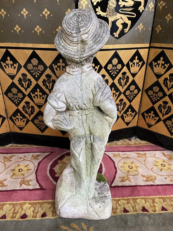 Statua da giardino in pietra per bambini