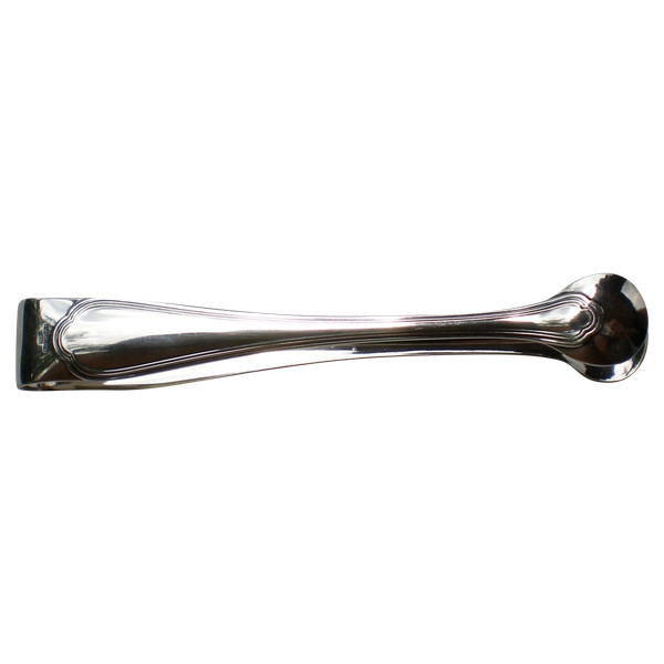 Sugar tongs model "Spatours" in silver metal Christofle goldsmith