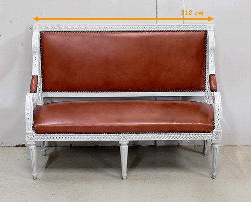 Small Beech Child's Bench, Louis XVI Style - Early 20th Century