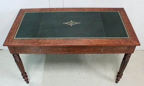 Table Bureau en Acajou de Cuba, époque Louis Philippe – Milieu XIXe