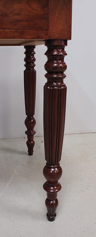 Table Bureau en Acajou de Cuba, époque Louis Philippe – Milieu XIXe