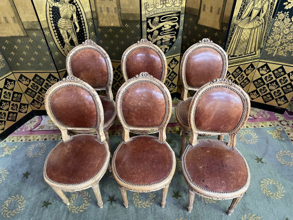 Suite Of 6 XVI Style Chairs