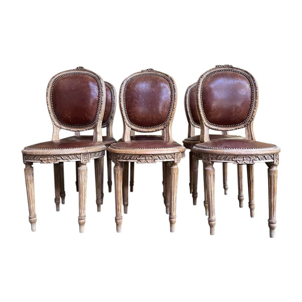 Suite Of 6 XVI Style Chairs