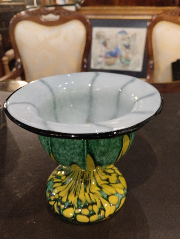 Vase- Verre - Franz Welz - Bohême - V. 1930.