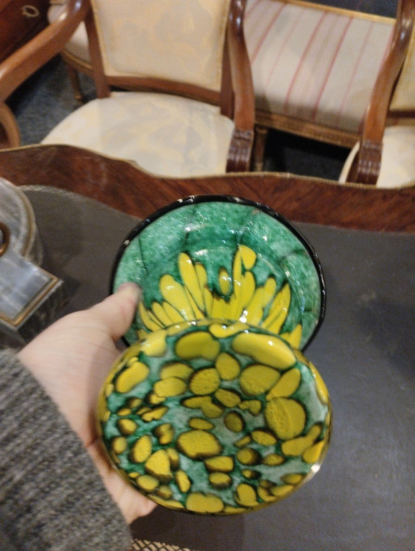 Vase- Verre - Franz Welz - Bohême - V. 1930.