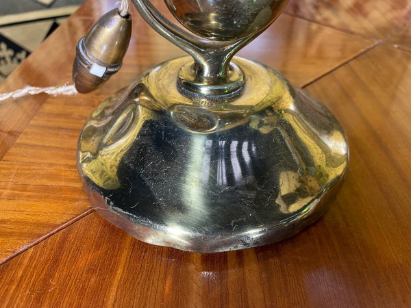 Paire De Lampes à poser en laiton