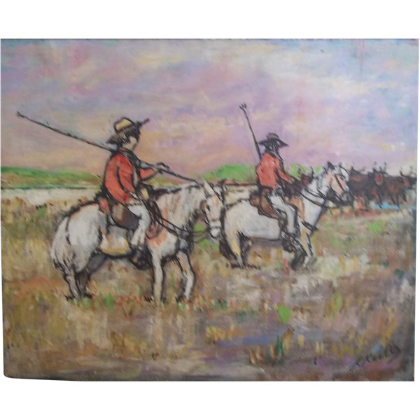 Gardians in the Camargue.