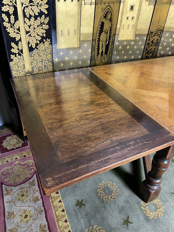 Louis XIII Farmhouse Table with Allonges