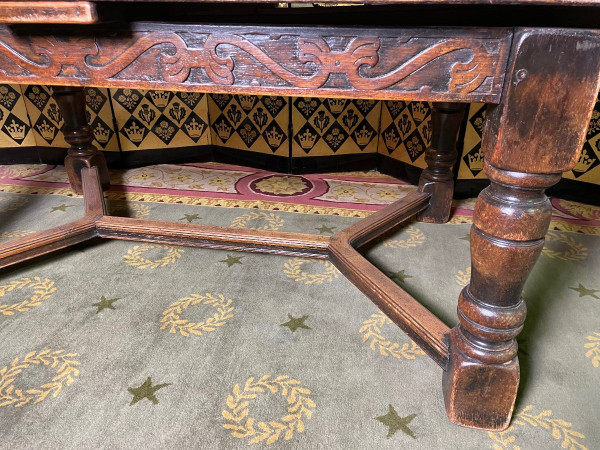 Louis XIII Farmhouse Table with Allonges