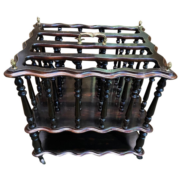 Napoleon III period magazine rack