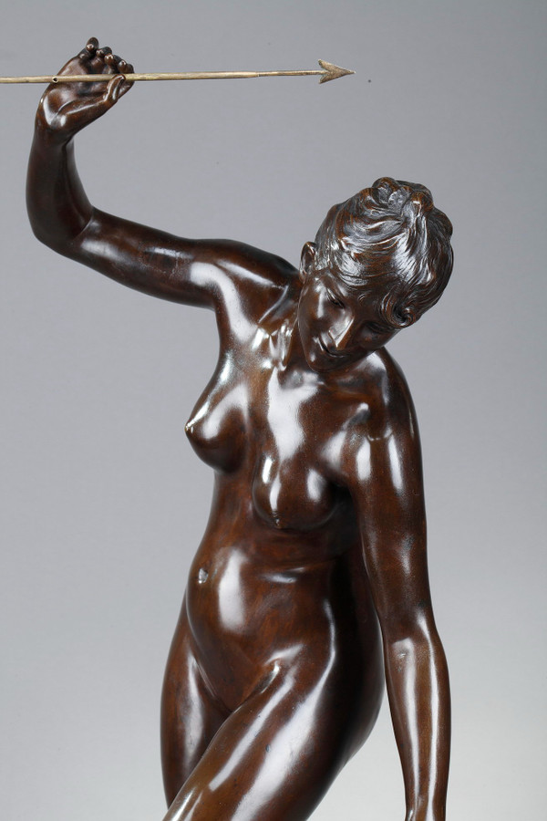 Scultura in bronzo, "Venere e Amore"