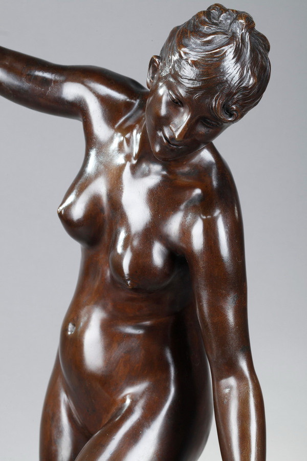 Scultura in bronzo, "Venere e Amore"