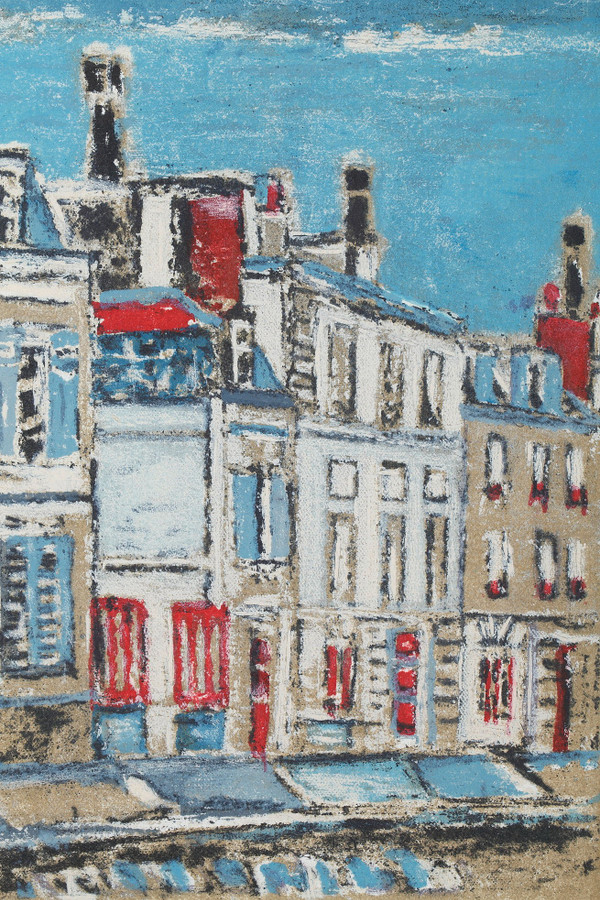 Four engravings of Paris by Orfeo Tamburi for the series Paris 20+1