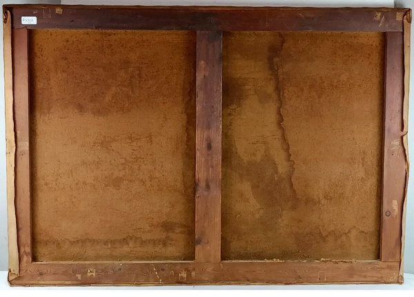 Jules Coulange Lautrec (1861-1950) Importante huile sur toile signée Art Nouveau