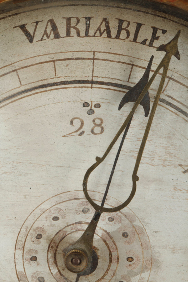 Steingarten-Barometer-Thermometer aus der Zeit Ludwigs XV