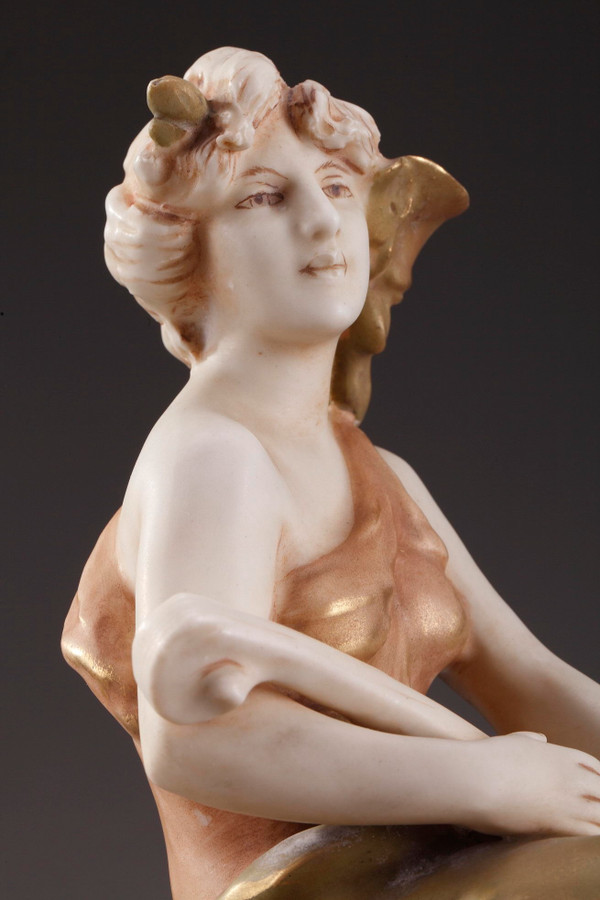 Large Royal Dux Cup, Art Nouveau Period