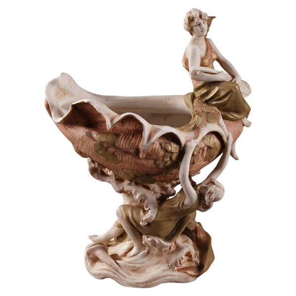 Large Royal Dux Cup, Art Nouveau Period