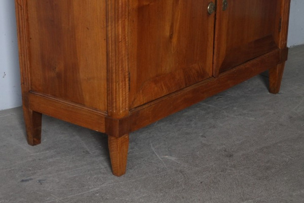 Antique walnut folding secretaire from the late 18th century. Louis XVI. Size 95 x 39 h 139. Restore