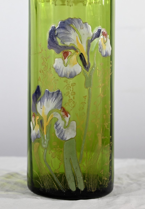 Vaso Legras “Les Iris”, Art Nouveau – Fine XIX secolo