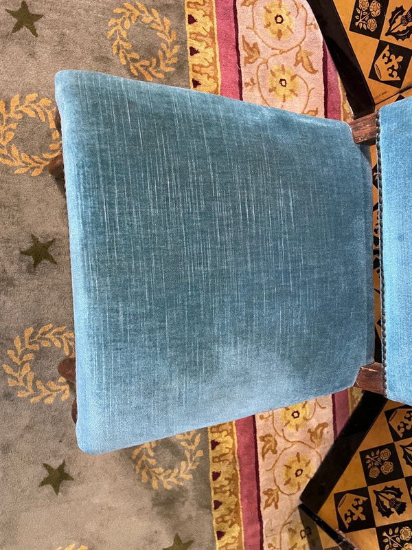 Suite De 6 Chaises De Style Louis XIII - Os De Mouton