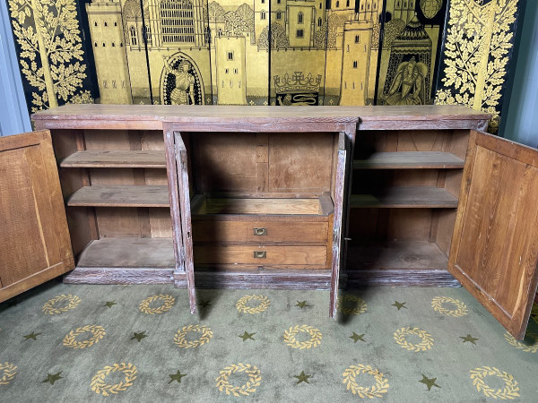 Sideboard In Solid Limed Oak 1950