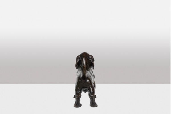 François Pompon. „Dog Basset TOC“, Bronze, Druck von 2006.