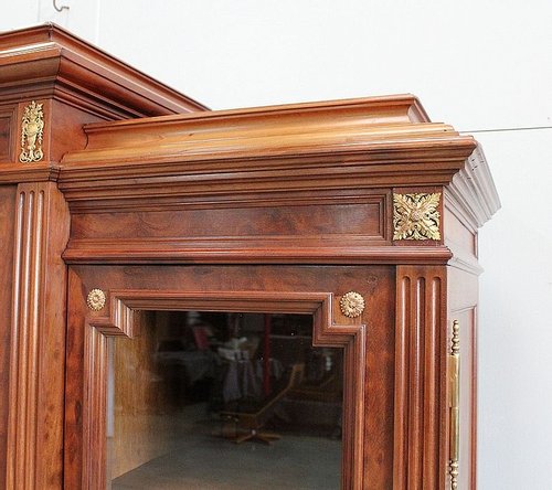 Libreria in mogano, stile Luigi XVI - Fine XIX secolo