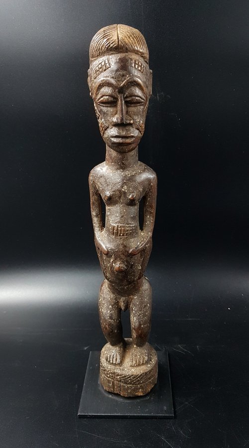Baoulé Männliche Figur - Elfenbeinküste - Mitte des 20. Jahrhunderts