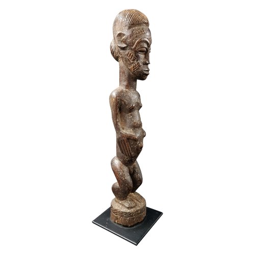 Baoulé Male Figure - Ivory Coast - Mid 20th Century