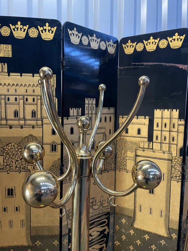 Coat rack - Perroquet En Métal Doré / Laiton