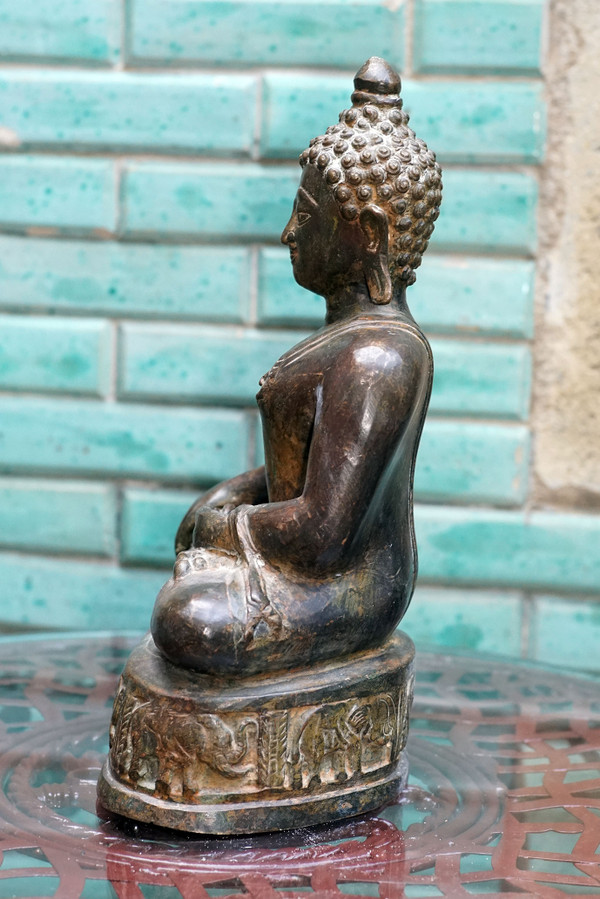 BUDDHA in bronzo, Thailandia.